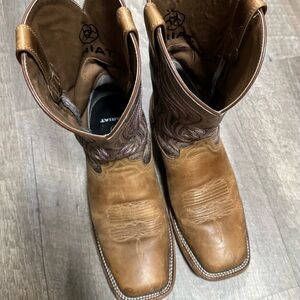 Ariat Tan Leather Western Boots